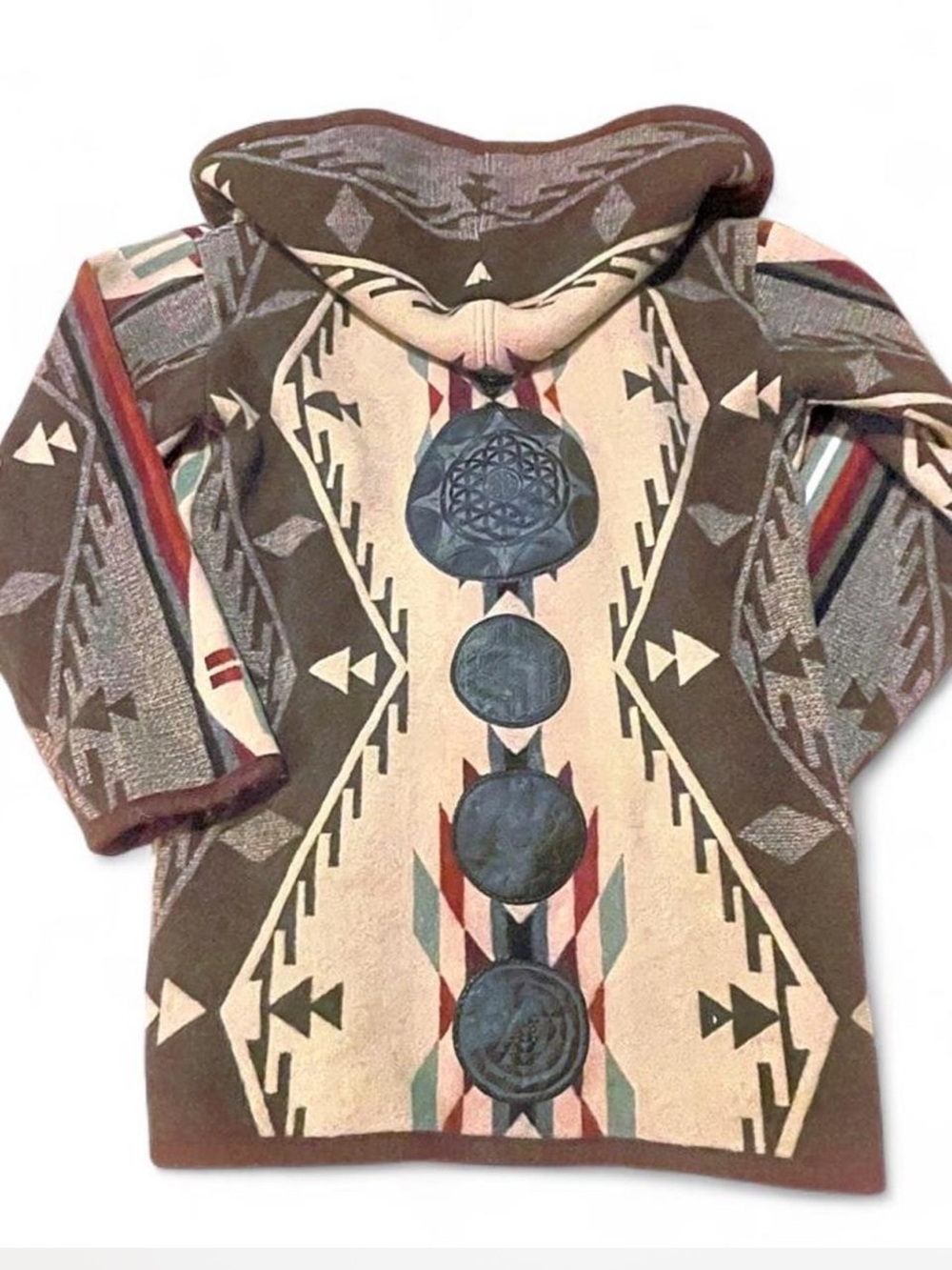 Vintage Pendleton "Spirit of the Peoples" 100th Anniversary Wool Coat Size: S - Picture 3 of 9